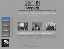 Tablet Screenshot of mkg-sinsheim.de
